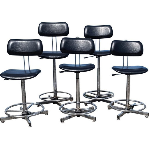 Chaise de laboratoire vintage de Kor