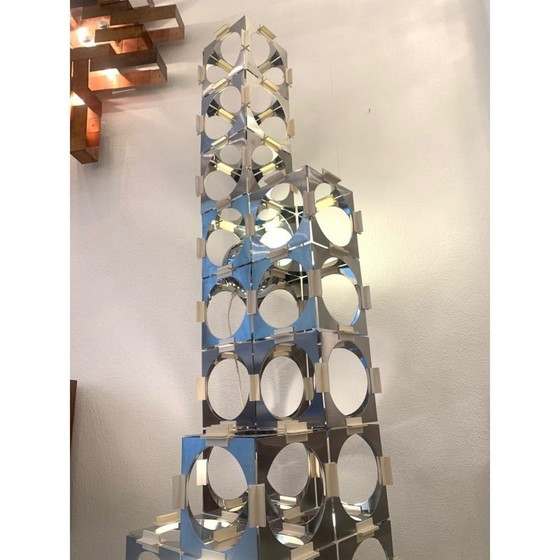 Image 1 of Lampadaire vintage Skyscrapper par Luigi Argenta pour Reggiani, Italie, années 1970
