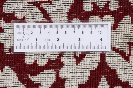 Image 1 of Tapis en laine et soie de Tabriz au design contemporain - Superbes reflets de soie