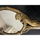 Miroir vintage Art Nouveau en laiton