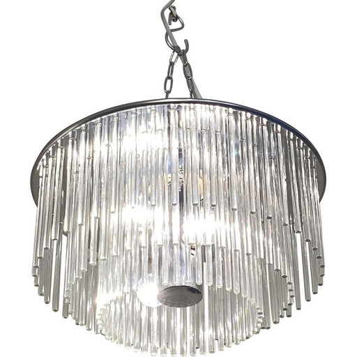 Lustre vintage rainfall de Gaetano Sciolari, 1970