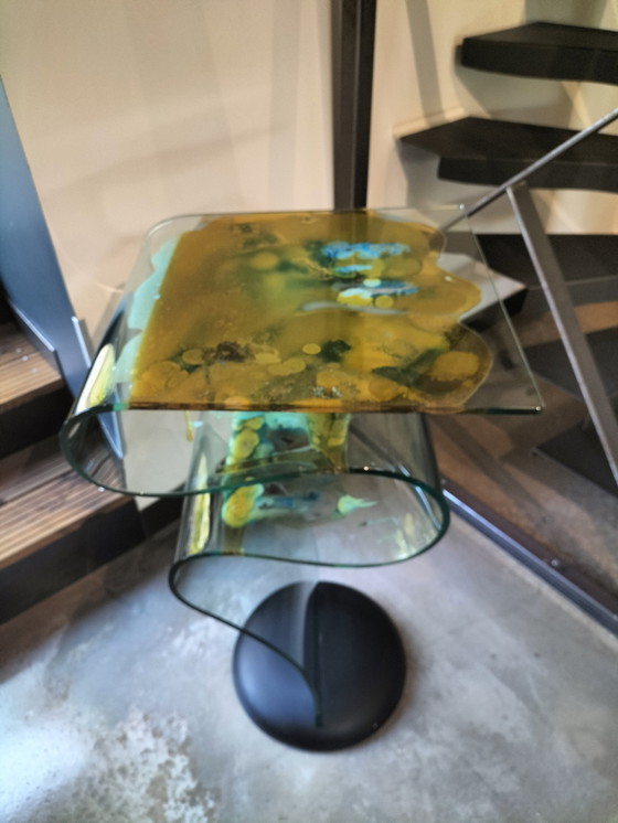 Image 1 of Consolé Fontana Arte Signée 