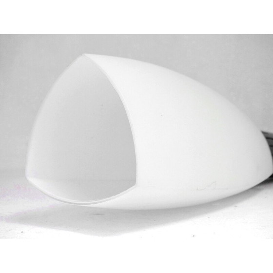 Image 1 of Paire d'appliques vintage en laiton et verre par Bruno Gatta pour Stilnovo, Italie 1960