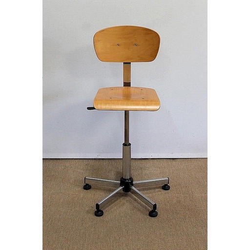 Chaise d'architecte vintage chromée, 1960