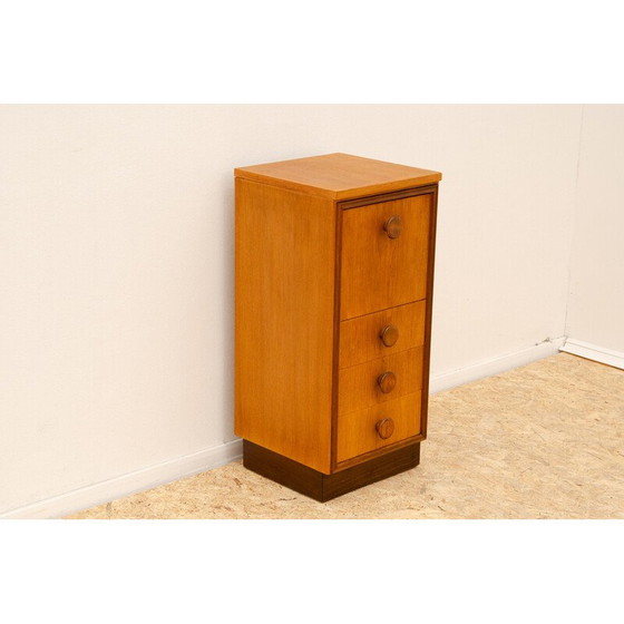 Image 1 of Commode vintage en bois de chêne pour cheminée Up Závody, Tchécoslovaquie 1958