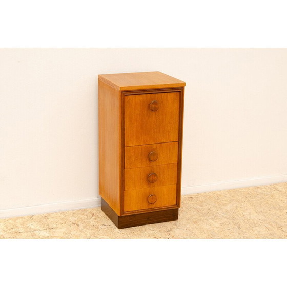 Image 1 of Commode vintage en bois de chêne pour cheminée Up Závody, Tchécoslovaquie 1958