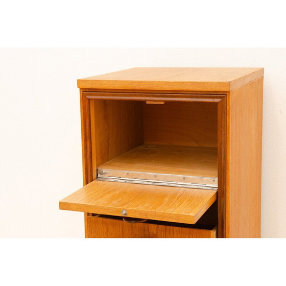 Image 1 of Commode vintage en bois de chêne pour cheminée Up Závody, Tchécoslovaquie 1958