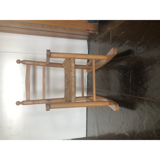 Image 1 of Chaise à bascule vintage pour enfants