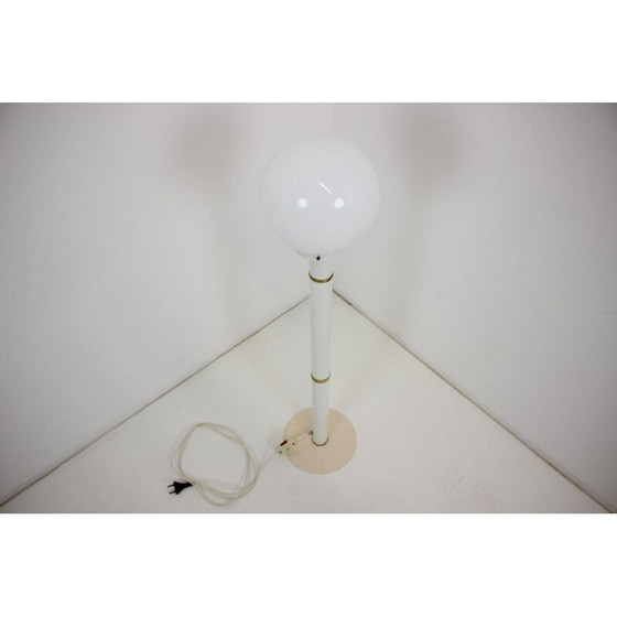 Image 1 of Lampadaire vintage en métal et verre, Tchécoslovaquie 1970