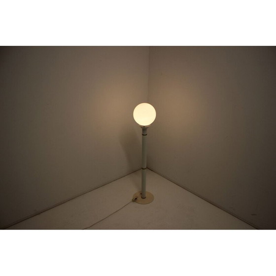 Image 1 of Lampadaire vintage en métal et verre, Tchécoslovaquie 1970