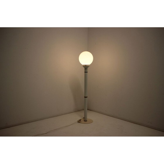 Image 1 of Lampadaire vintage en métal et verre, Tchécoslovaquie 1970