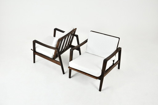 Chaises longues par Arne Wahl Iversen pour Komfort, 1950S, ensemble de 2