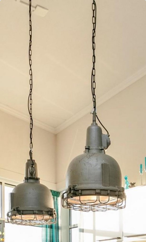 Image 1 of 2x Schaco Large Cage Lamp