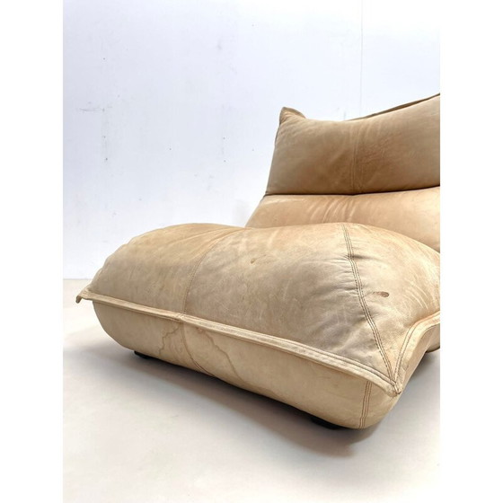 Image 1 of Fauteuil en cuir Mid Century, Italie 1970