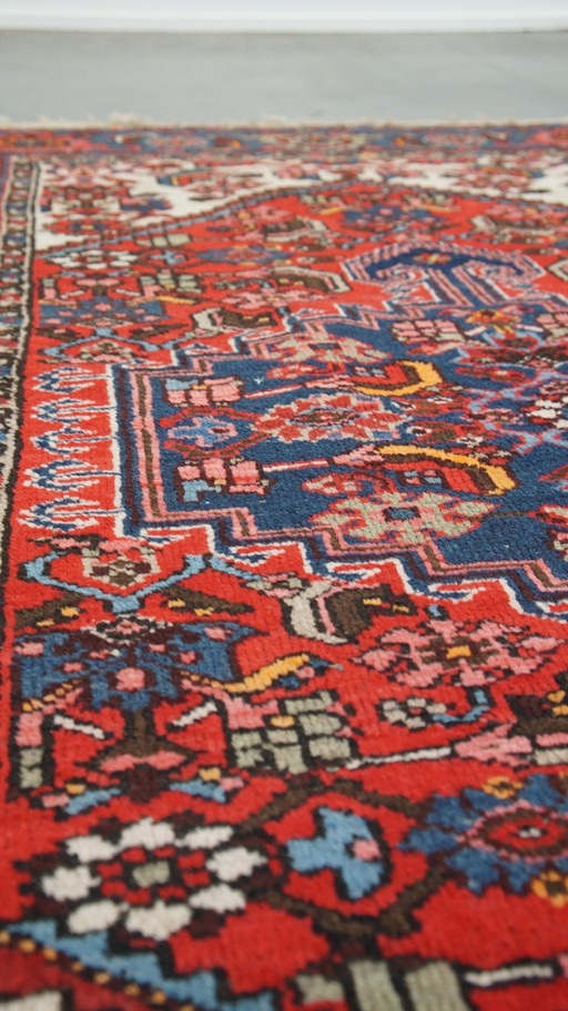 Tapis oriental vintage noué à la main 201X139Cm