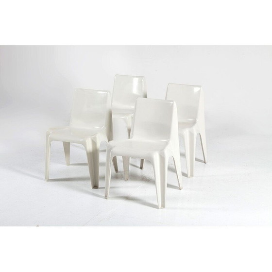 Image 1 of Ensemble de 4 chaises vintage par Helmut Bätzner pour Bofinger, 1964