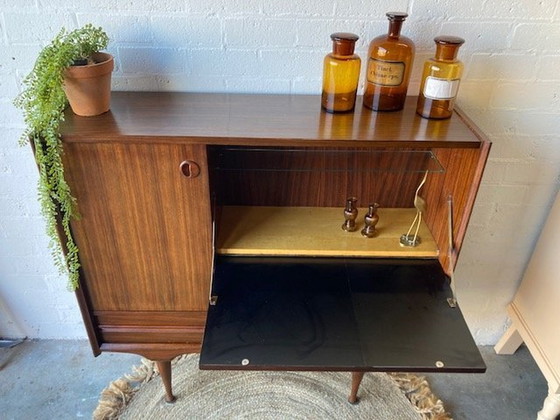 Image 1 of Retro Vintage Mid Century Sideboard, High-Board, Mid-Board, Bar cabinet