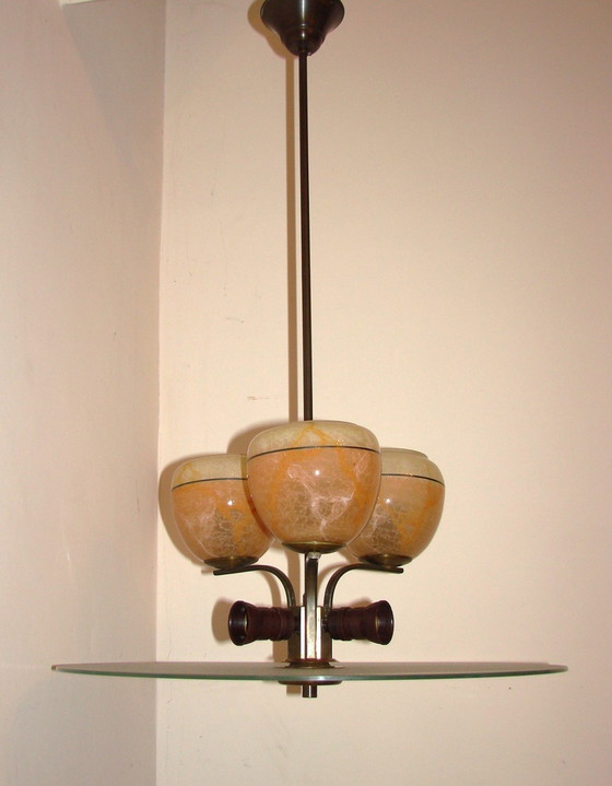 Image 1 of Lustre Art Déco, 1930S