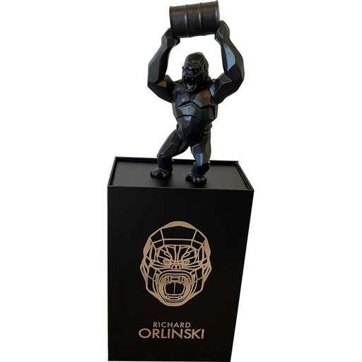 King Kong vintage matte black by Richard Orlinski, 2023