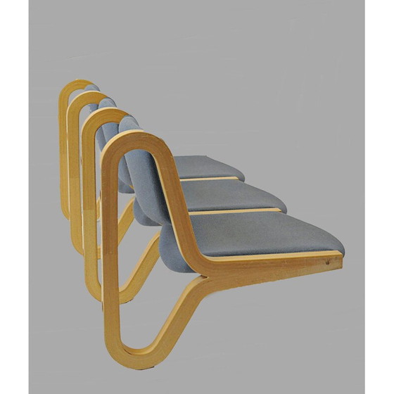 Image 1 of Banc vintage en hêtre par Rud Thygesen et Johnny Sørensen pour Magnus Olesen, 1980