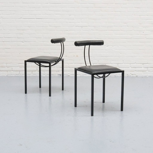 Chaise de salle à manger postmoderne Artelano