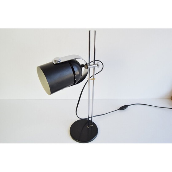 Image 1 of Lampe de table vintage en métal ajustable, chromée par Stanislav Indra pour Combi Lux, Tchécoslovaquie 1970