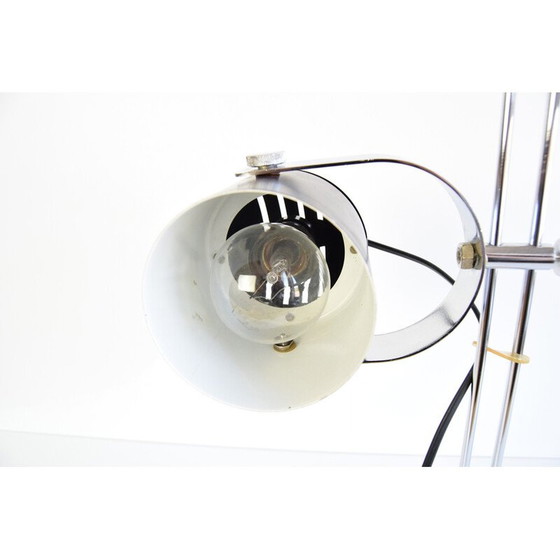 Image 1 of Lampe de table vintage en métal ajustable, chromée par Stanislav Indra pour Combi Lux, Tchécoslovaquie 1970