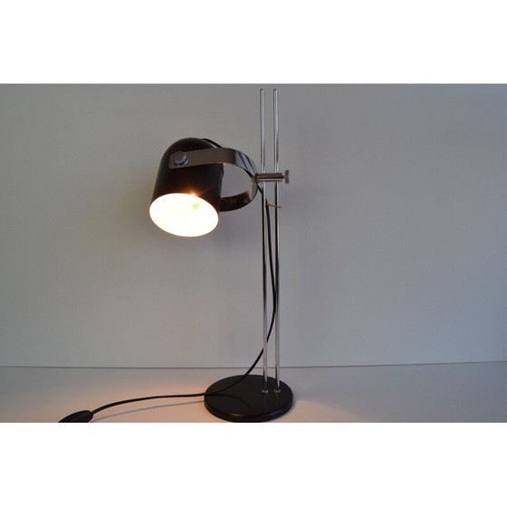 Image 1 of Lampe de table vintage en métal ajustable, chromée par Stanislav Indra pour Combi Lux, Tchécoslovaquie 1970