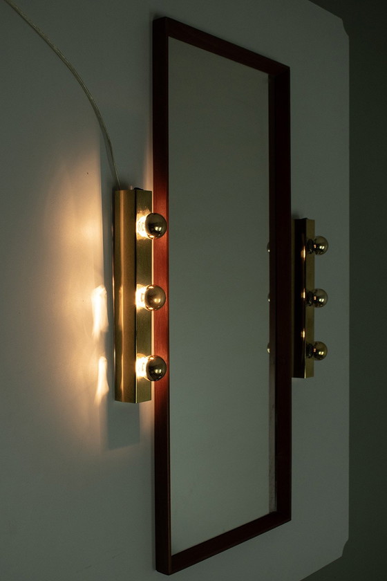 Image 1 of Ensemble de 2 lampes miroir en laiton