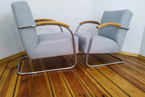 Image 1 of Fauteuils Vintage Fn 21 de Mücke Melder, 1930S, Set Of 2