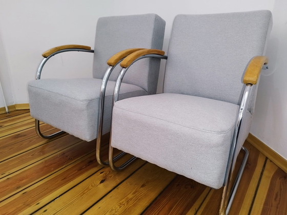 Image 1 of Fauteuils Vintage Fn 21 de Mücke Melder, 1930S, Set Of 2