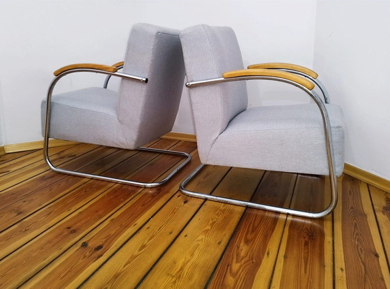 Image 1 of Fauteuils Vintage Fn 21 de Mücke Melder, 1930S, Set Of 2