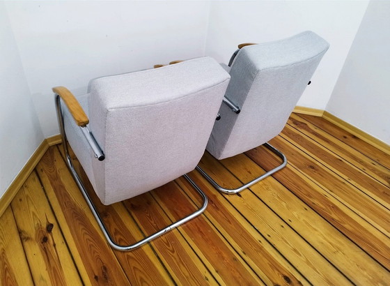 Image 1 of Fauteuils Vintage Fn 21 de Mücke Melder, 1930S, Set Of 2