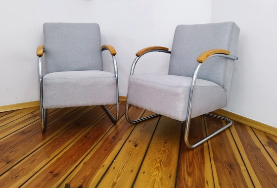 Image 1 of Fauteuils Vintage Fn 21 de Mücke Melder, 1930S, Set Of 2