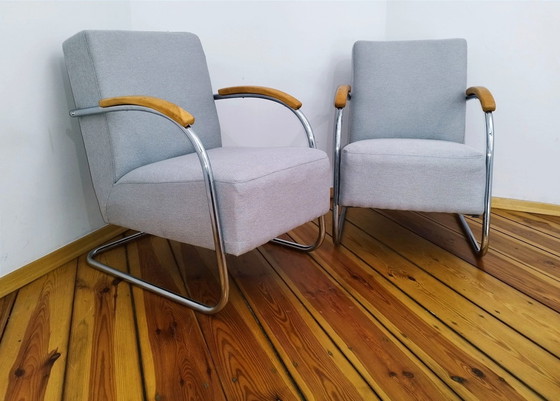 Image 1 of Fauteuils Vintage Fn 21 de Mücke Melder, 1930S, Set Of 2