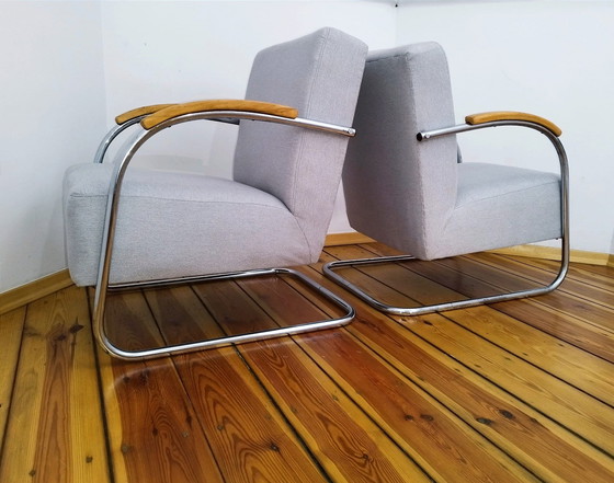Image 1 of Fauteuils Vintage Fn 21 de Mücke Melder, 1930S, Set Of 2