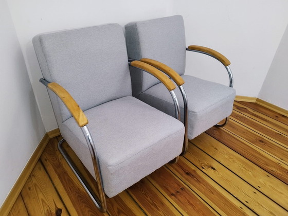 Image 1 of Fauteuils Vintage Fn 21 de Mücke Melder, 1930S, Set Of 2
