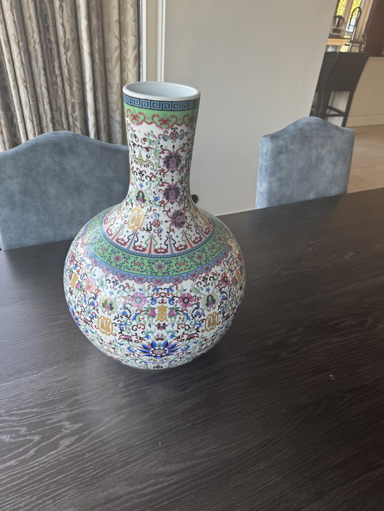 Image 1 of Vase Asiatique Multiples Couleurs