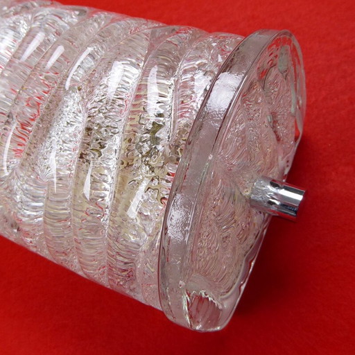 Applique vintage en verre soufflé de Murano, 1950