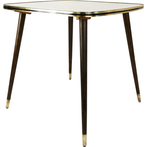 Table basse vintage en bois de hêtre, Allemagne années 1960