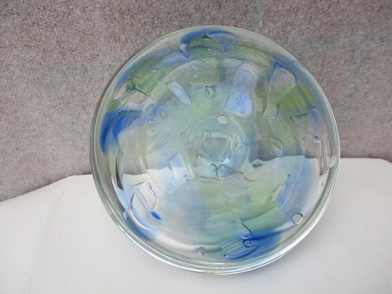 Image 1 of Bougeoir en verre.