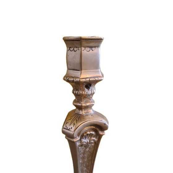 Image 1 of Chandelier Louis Iv en bronze, début du 18e siècle