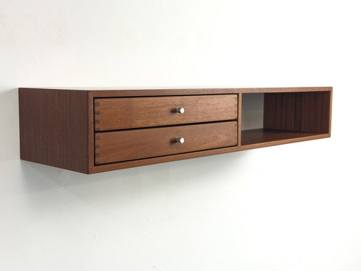 Teak Wall Console No. 132 By Kai Kristiansen For Aksel Kjersgaard, 1960S