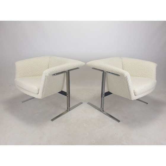 Image 1 of Paire de fauteuils en laine bouclée de Geoffrey Harcourt pour Artifort, 1963