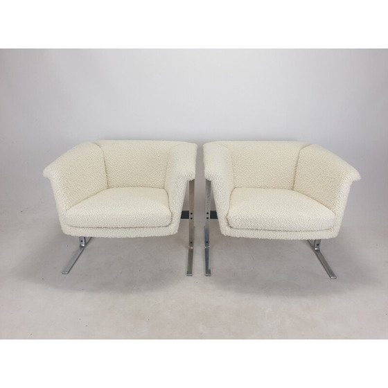 Image 1 of Paire de fauteuils en laine bouclée de Geoffrey Harcourt pour Artifort, 1963