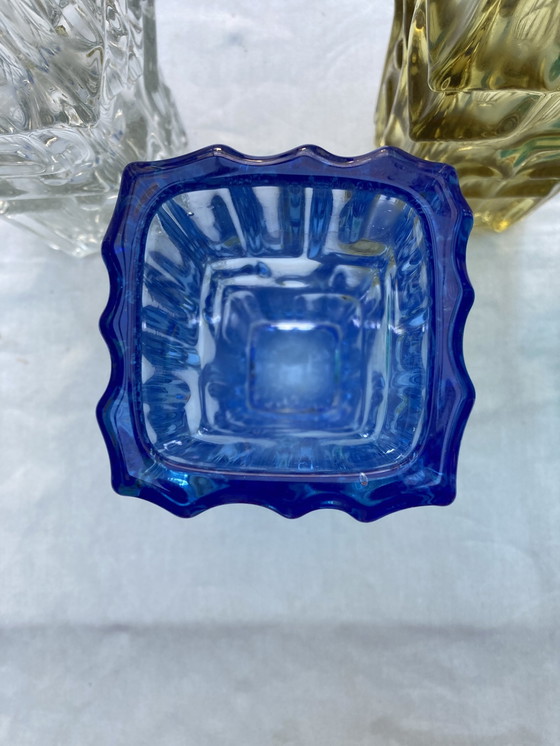 Image 1 of 4 Vases Vladislav Urban Pour L’Union De Sklo Année 60