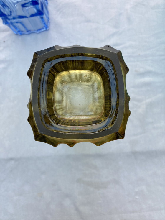 Image 1 of 4 Vases Vladislav Urban Pour L’Union De Sklo Année 60