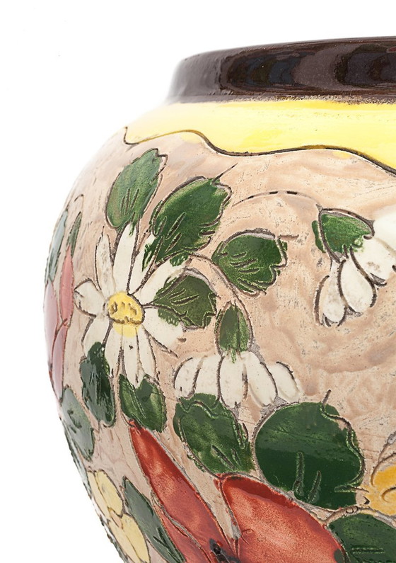 Image 1 of Grand Cache-Pot Jérôme Massier, 1900