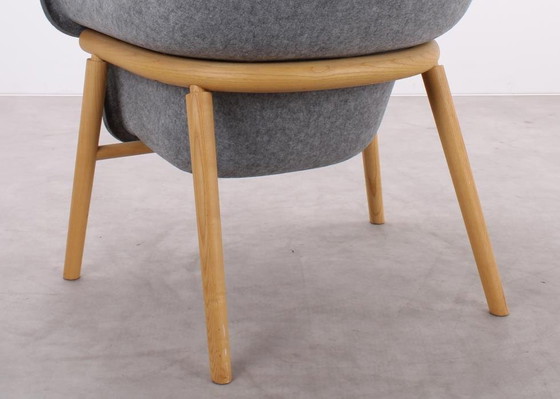 Image 1 of 2X De Vorm Pod Privacy Armchair Gris/Rouge