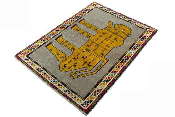 Image 1 of Tapis nomade Gabbeh noué à la main - 155 X 113 cm